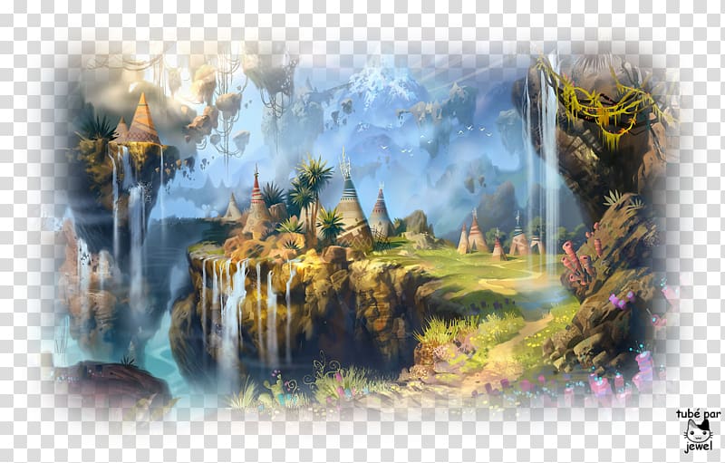 Landscape Fantasy Desktop , fantast transparent background PNG clipart