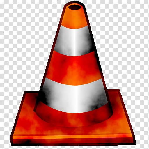 VLC media player Codec Computer Software Free software, traffic cone transparent background PNG clipart