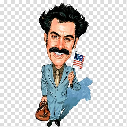 Sacha Baron Cohen Borat Sagdiyev Comedian Film, actor transparent background PNG clipart