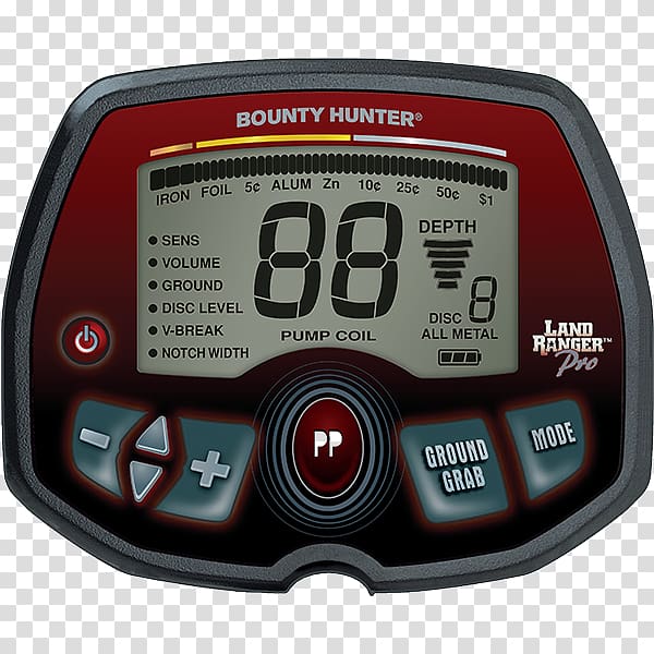 Metal Detectors Bounty Hunter PRO Metal Detector Garrett Electronics Inc. Sensor, vis identification system transparent background PNG clipart