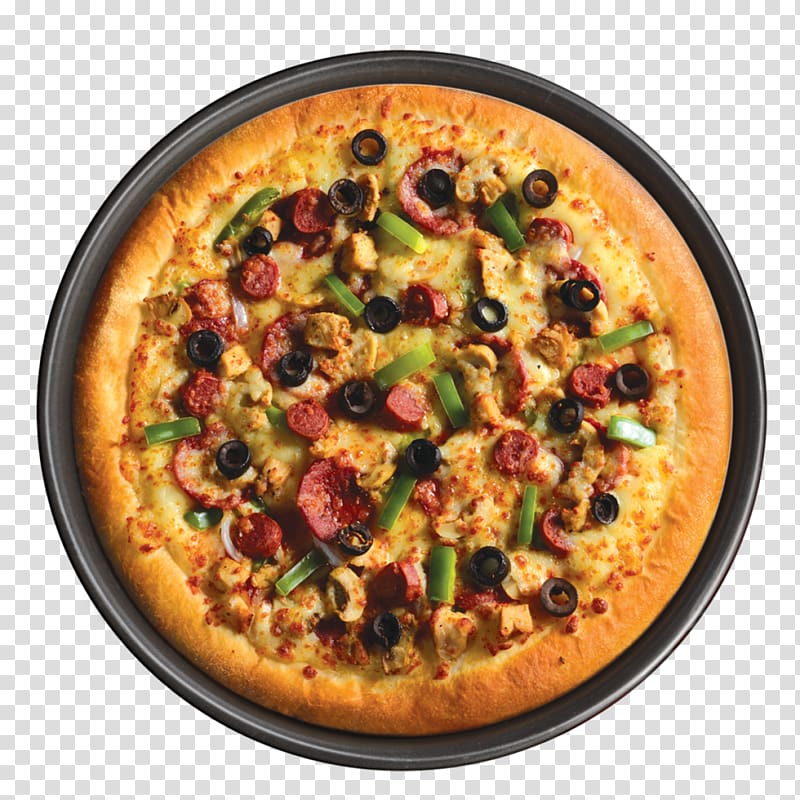 Sicilian pizza Italian cuisine Pizza Hut 3 Friends Pizza, pizza transparent background PNG clipart