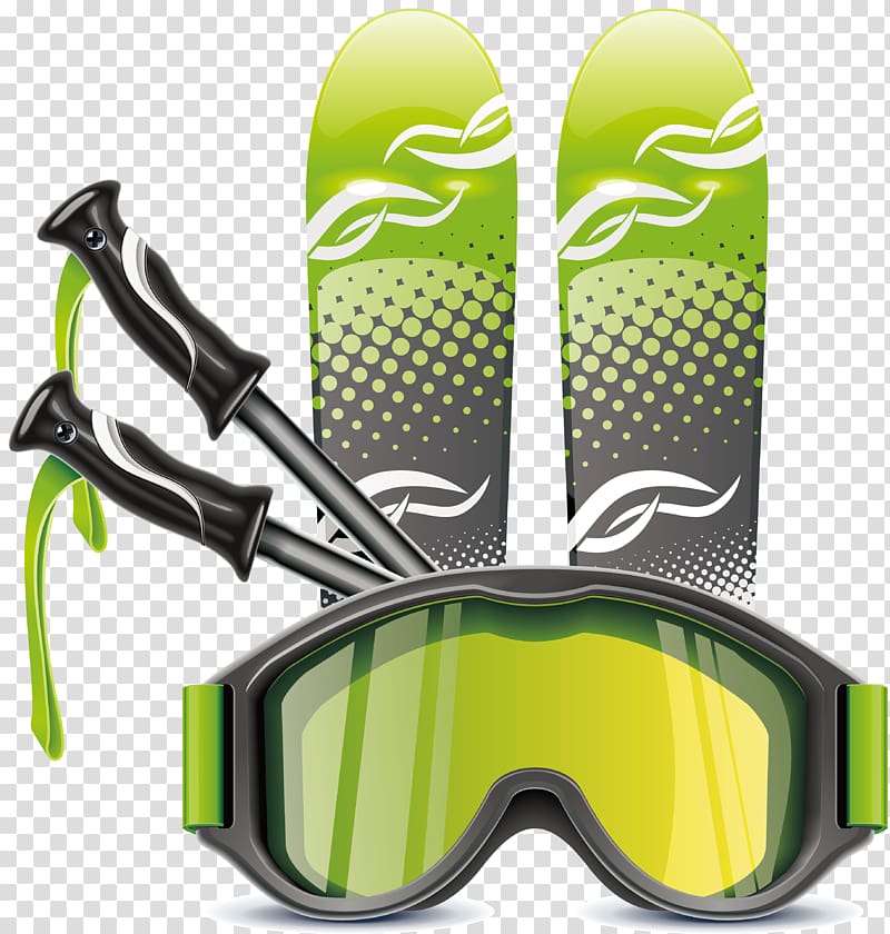 Alpine skiing Ski Poles Cross-country skiing, skiing transparent background PNG clipart