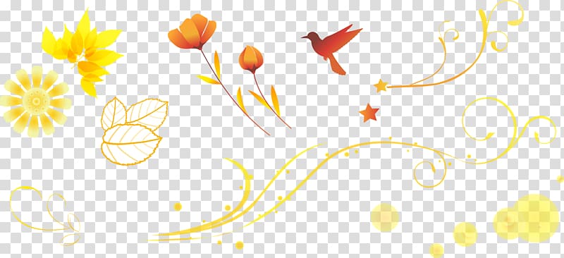 Logo Petal Brand Font, Autumn bouquet decorative elements transparent background PNG clipart