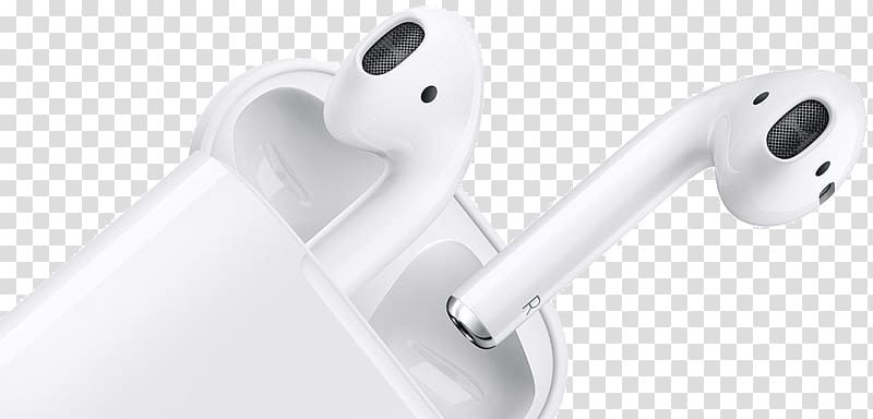 AirPods Microphone Apple earbuds Headphones, apple case transparent background PNG clipart