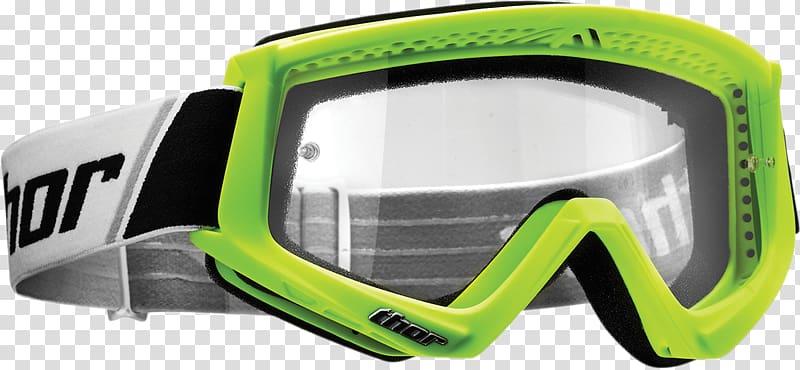 Goggles Thor Google Glasses Motorcycle, Green fog transparent background PNG clipart