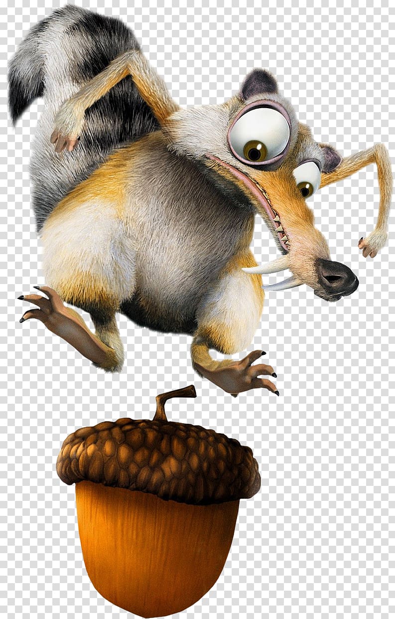 Ice Age 2: The Meltdown Scrat Acorn, sloth transparent background PNG clipart