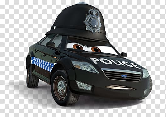Disney Pixar Cars character illustration, Police Car transparent background PNG clipart