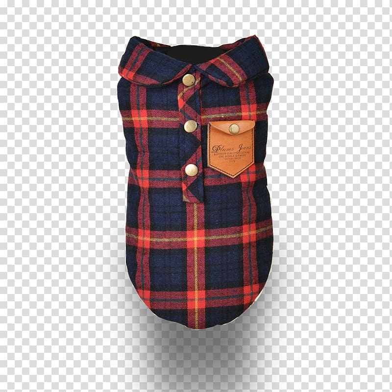 Dog Tartan Shirt Clothing Jacket, Dog transparent background PNG clipart