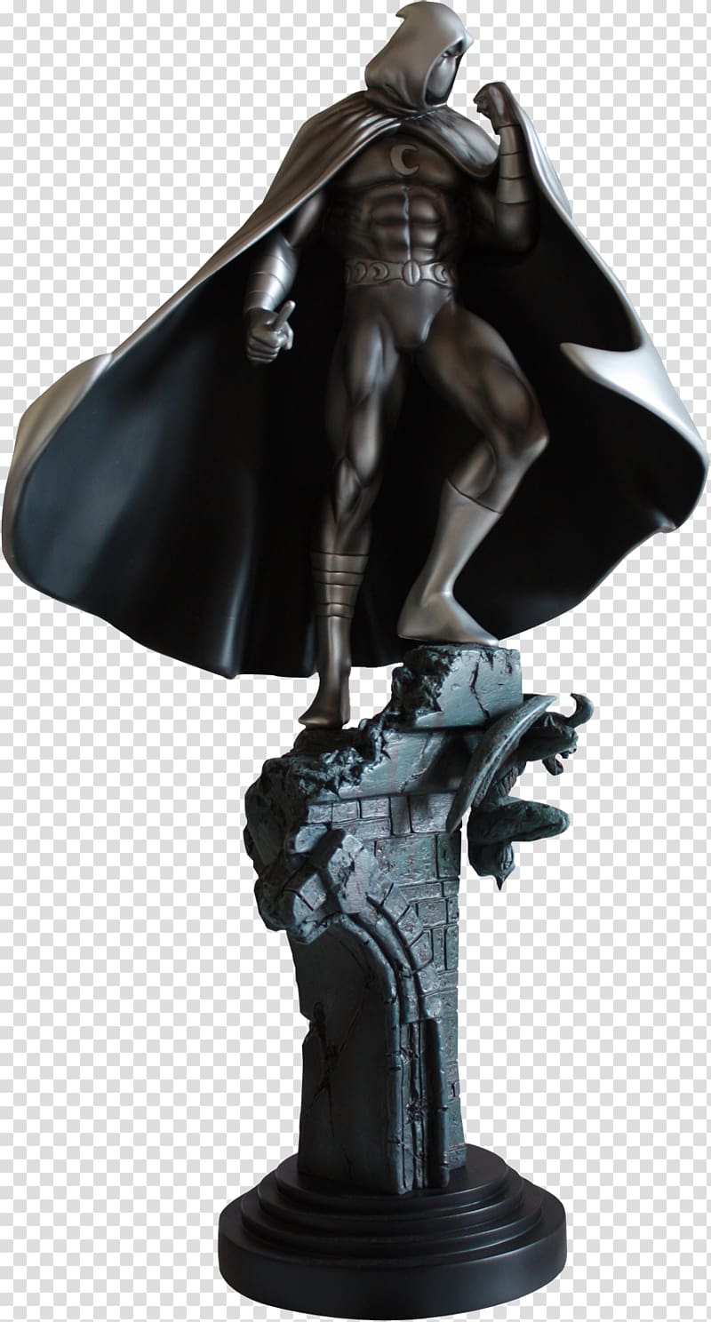 Bronze sculpture Painted Statue Figurine Bowen Designs, Moon Knight transparent background PNG clipart