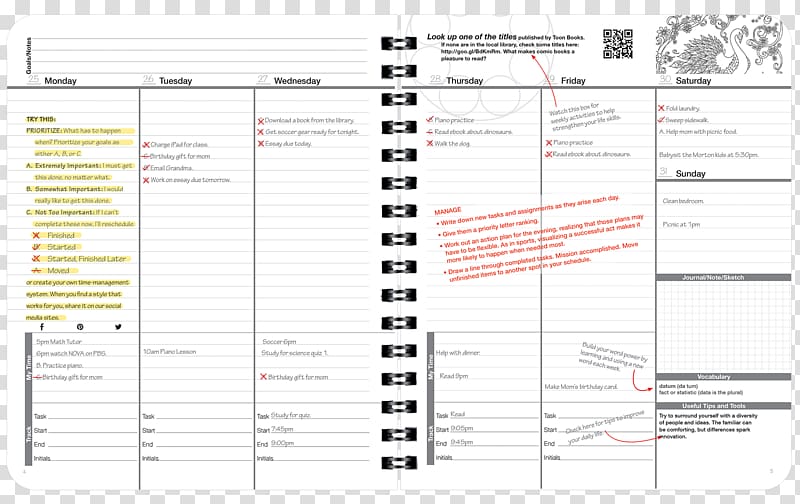 Personal organizer Paper Professional organizing Start Late, Finish Rich: A No-Fail Plan for Achieving Financial Freedom at Any Age, day planner transparent background PNG clipart