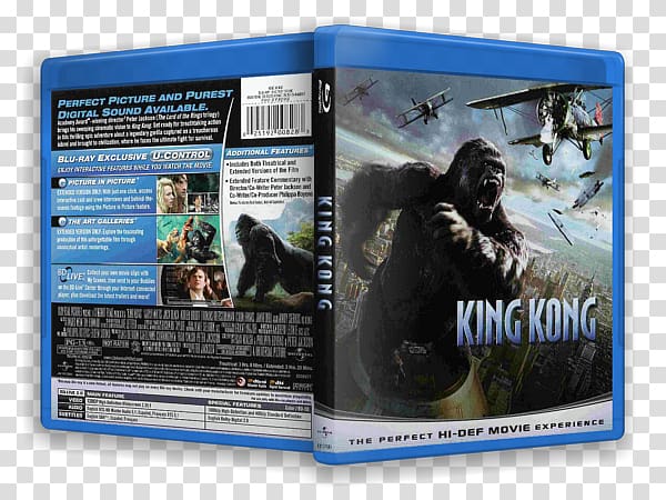Blu-ray disc Film 720p Torrent file Subtitle, king kong transparent background PNG clipart