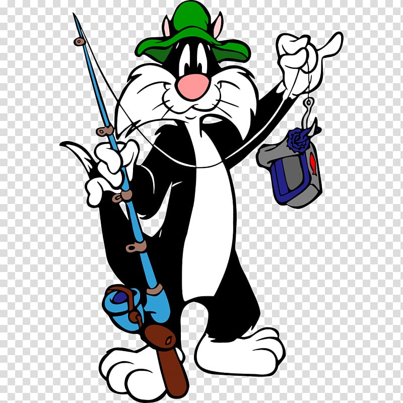 Sylvester Jr. Tweety graphics Cartoon, Cat transparent background PNG clipart