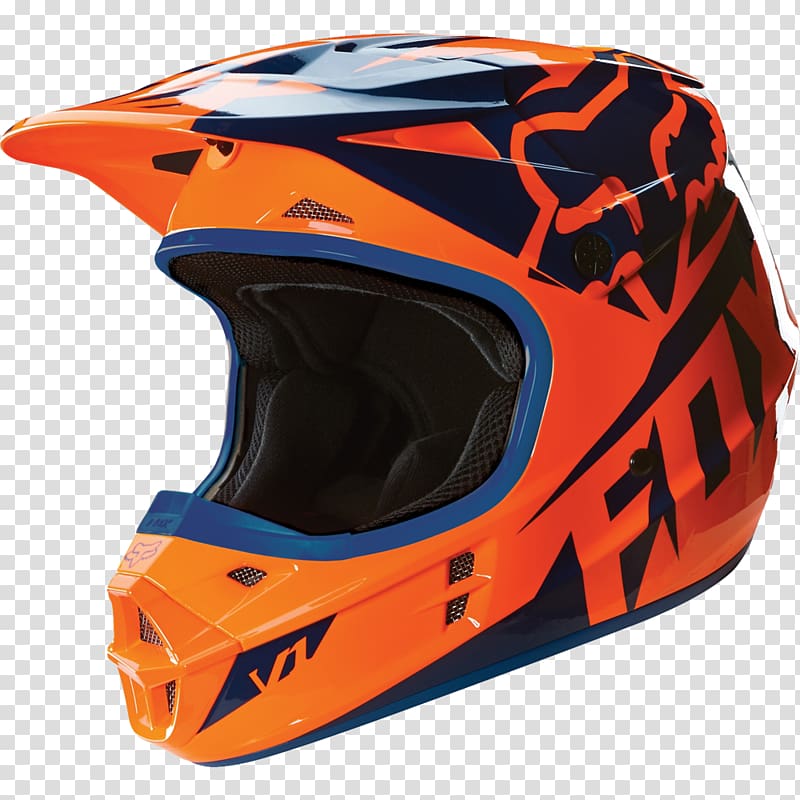 Motorcycle Helmets Fox Racing Racing helmet Motocross, motorcycle helmets transparent background PNG clipart