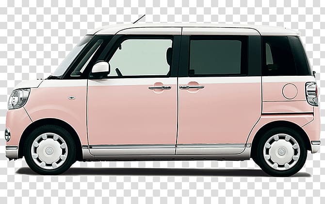 2003 Rolls-Royce Phantom Daihatsu Movie Canvas Daihatsu Move Car, Car pink transparent background PNG clipart