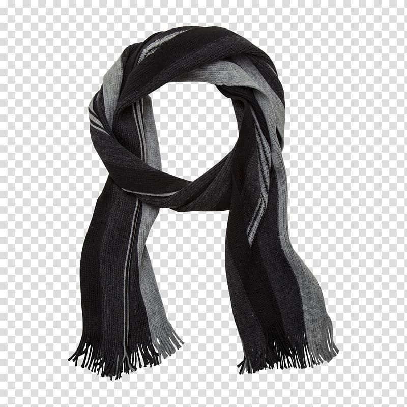 Scarf Neck, black scarf transparent background PNG clipart