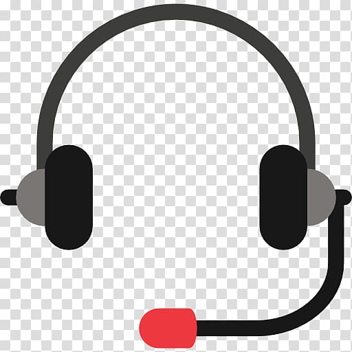 Microphone Computer Icons Customer Headphones, customer service transparent background PNG clipart