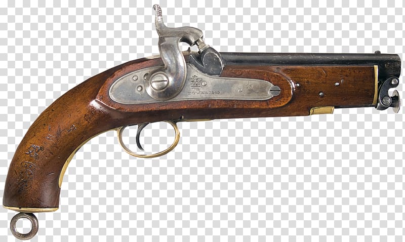 Springfield Armory Pistol Flintlock Firearm Weapon, guns transparent background PNG clipart