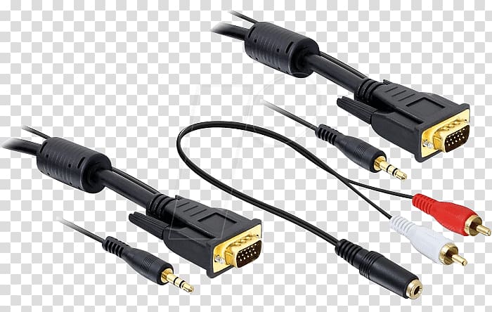 Adapter HDMI Coaxial cable Electrical connector VGA connector, others transparent background PNG clipart