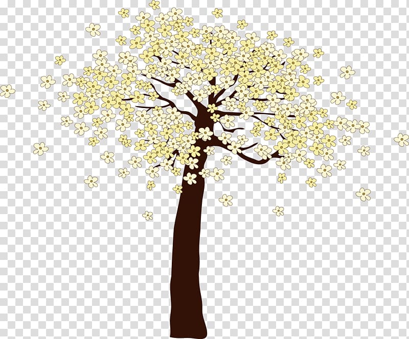 Tree Deciduous Decal, Decorative tree Nordic jewelry transparent background PNG clipart