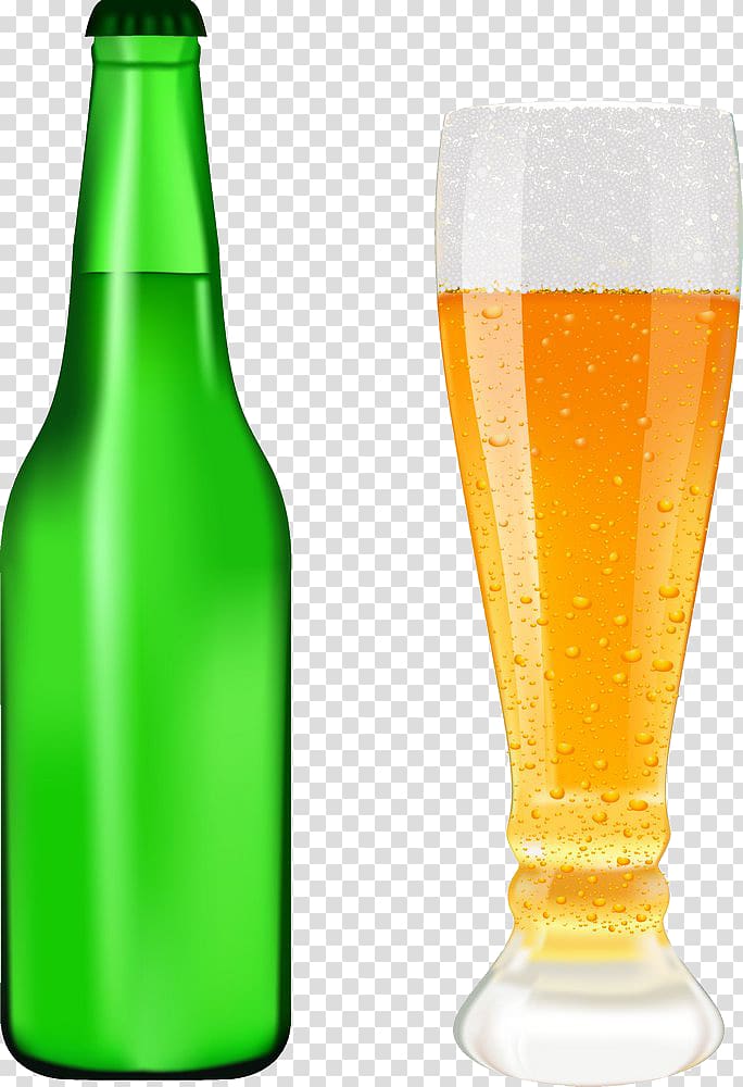 Bottle Drink Alcoholic beverage Cup, beer transparent background PNG clipart
