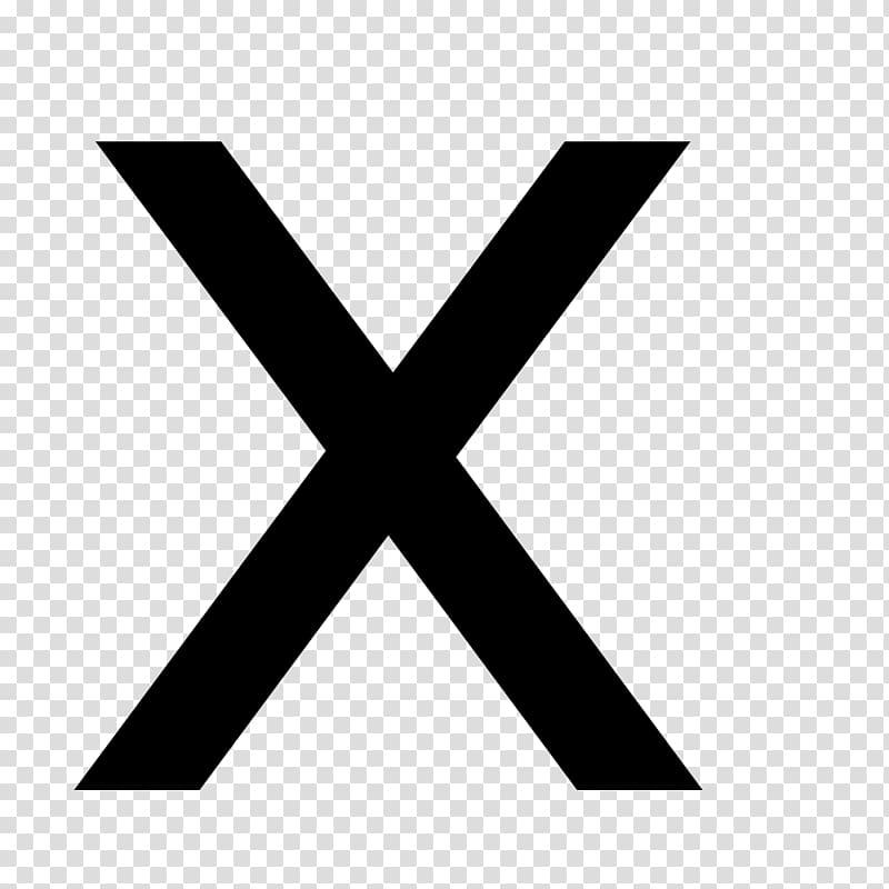 Letter case X Alphabet, Serif transparent background PNG clipart