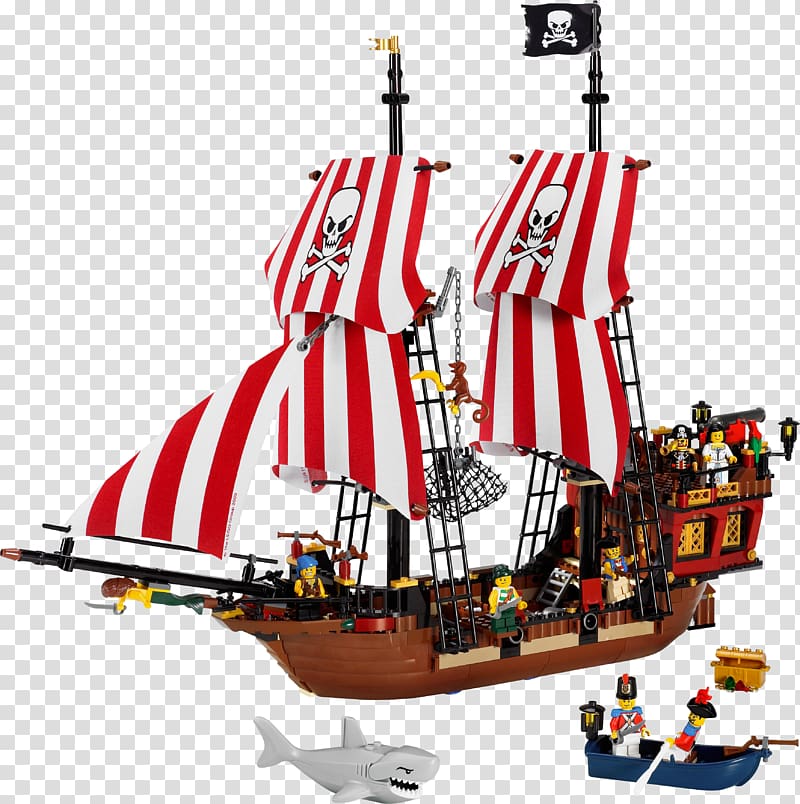 Lego Pirates of the Caribbean Toy block, Shipping transparent background PNG clipart