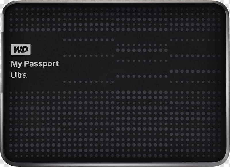 Hard Drives USB 3.0 My Passport Western Digital Terabyte, passport transparent background PNG clipart