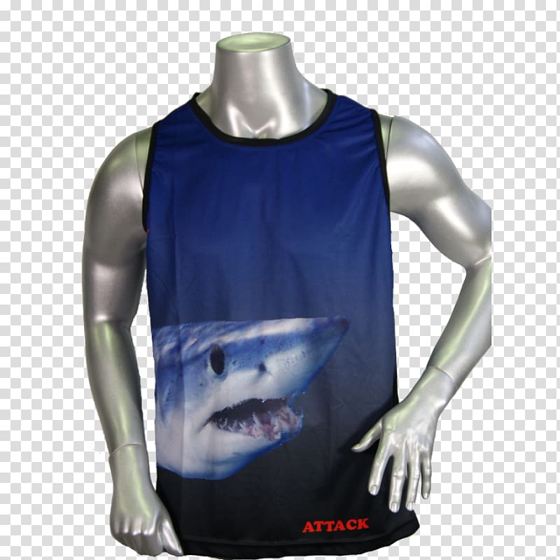 T-shirt Sleeveless shirt Isurus oxyrinchus Shark, T-shirt transparent background PNG clipart