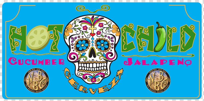 Calavera Mexico Day of the Dead Skull and crossbones, skull transparent background PNG clipart