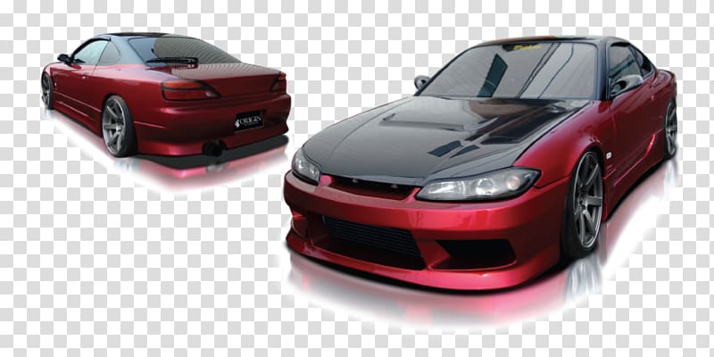 Bumper Nissan Silvia Car Nissan 240SX, lining body transparent background PNG clipart