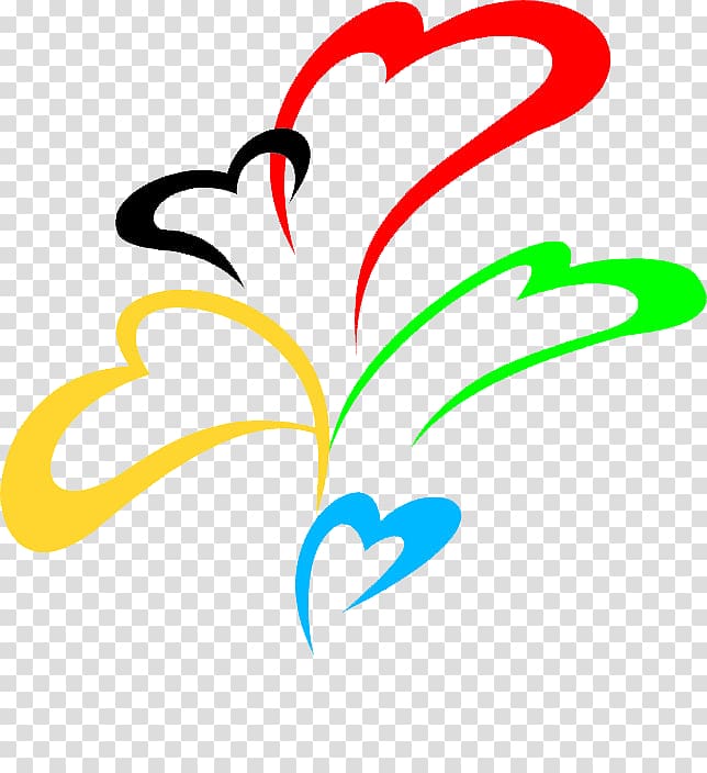 China u4e2du56fdu6587u4ebau7684u81eau7136u89c2 2008 Summer Olympics Logo Sinology, heart transparent background PNG clipart