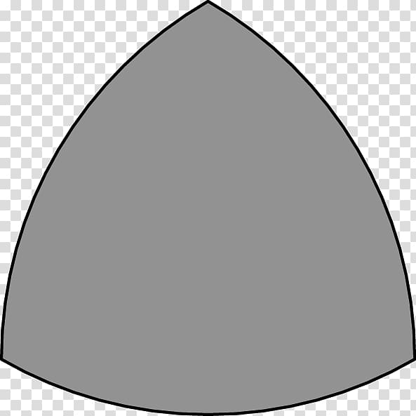 Reuleaux triangle Circle Curve of constant width Area, circle transparent background PNG clipart