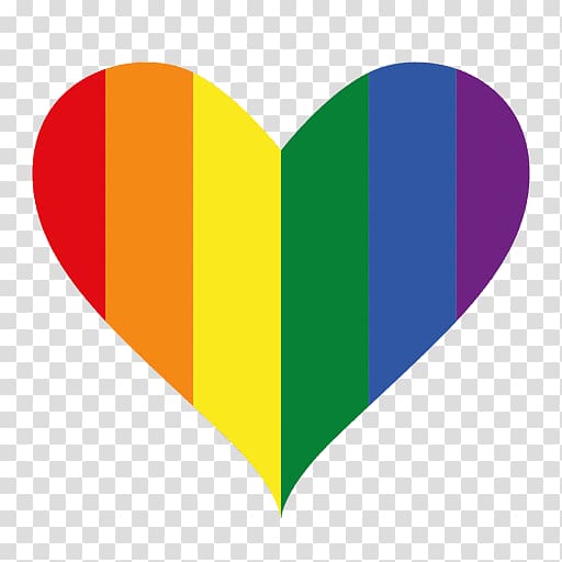 Multicolored heart illustration, LGBT Rainbow flag Gay ...