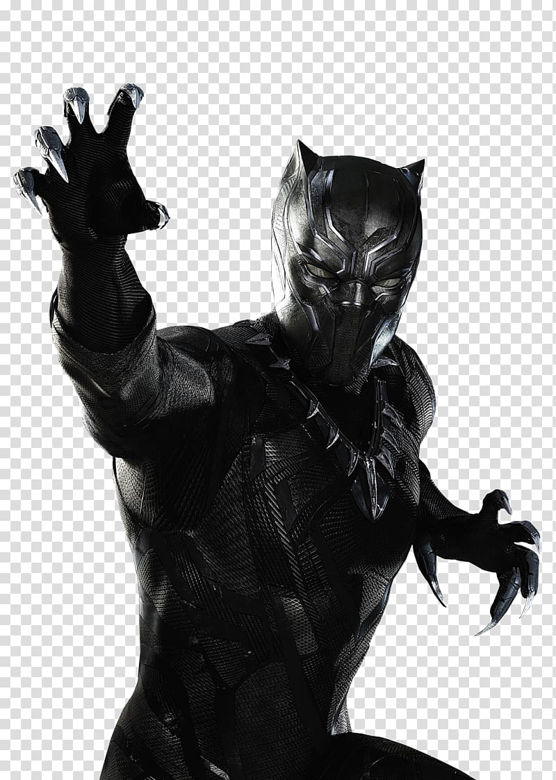 superhero character illustration, Black Panther Black Widow Wakanda , black panther transparent background PNG clipart