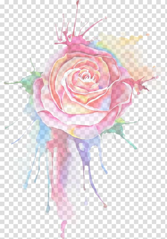 Garden roses Floral design Watercolor painting Drawing, painting transparent background PNG clipart