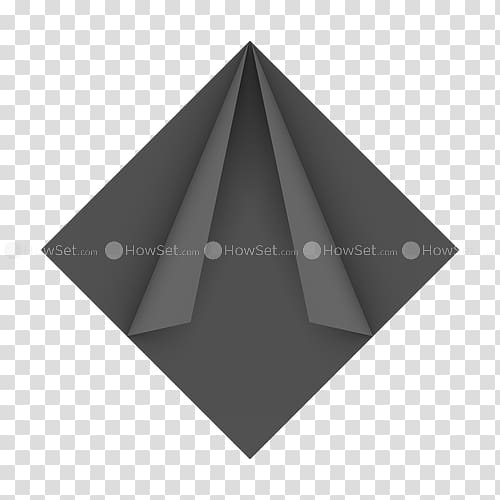 Paper Triangle Origami Diagonal, Spider insect transparent background PNG clipart