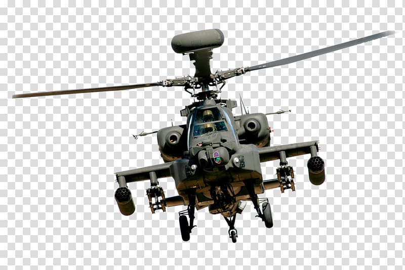 gray apache helicopter art, Boeing AH-64 Apache AgustaWestland Apache Attack helicopter Eurocopter Tiger, helicopter transparent background PNG clipart