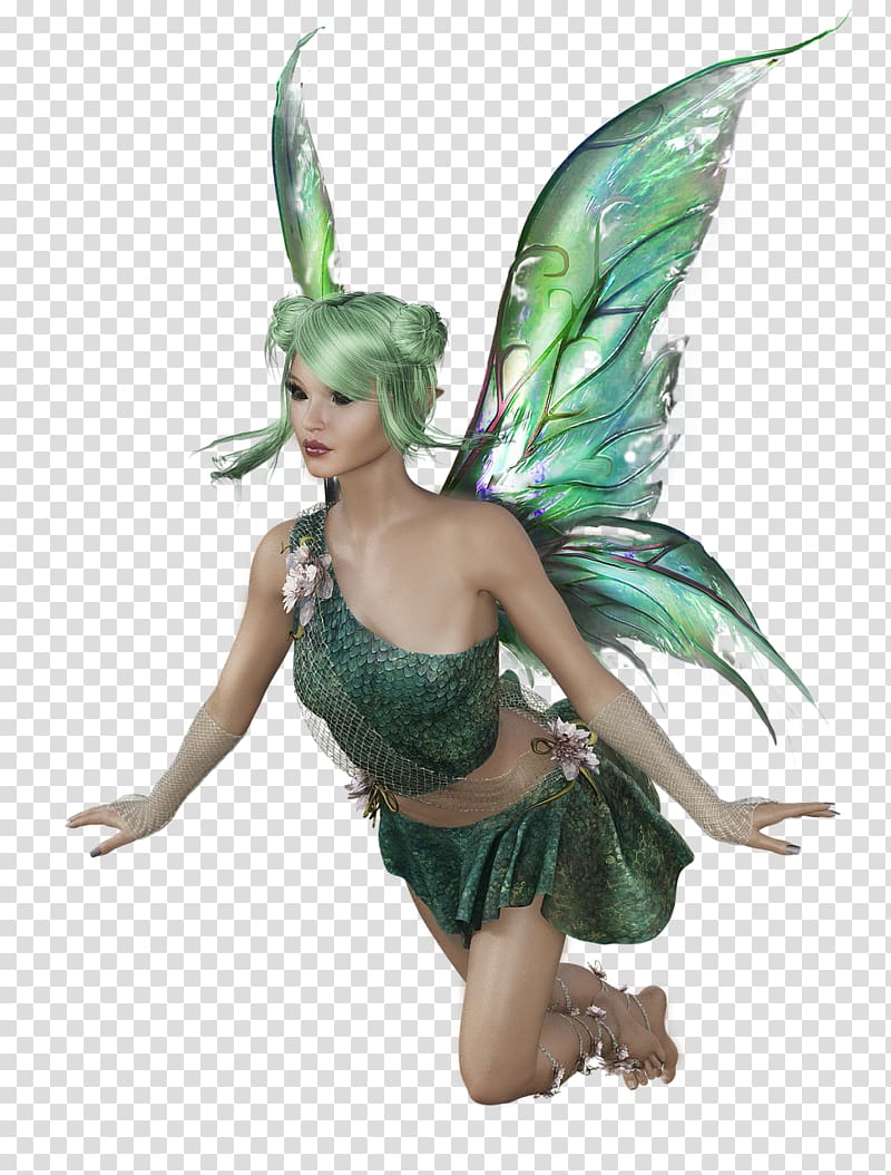The Green Fairy Elemental Fantasy Magic, Fairy transparent background PNG clipart