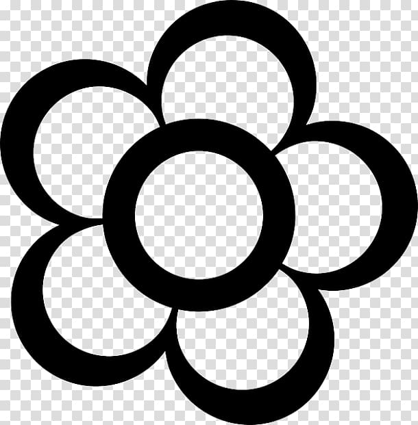 Black and white Drawing Cartoon Sketch, flower transparent background PNG clipart