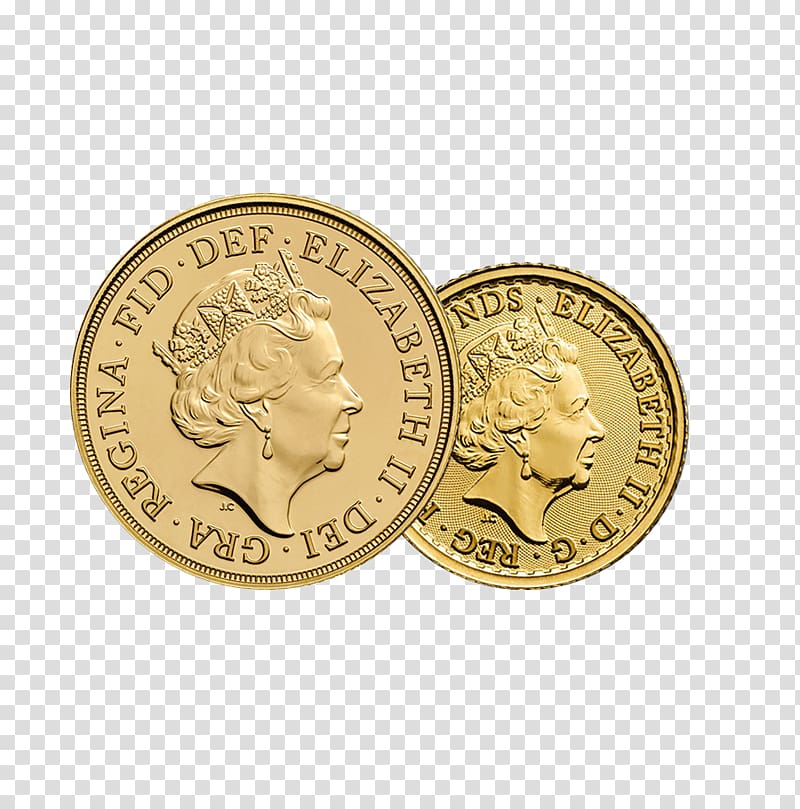 Royal Mint Half sovereign Coin Gold, Coin Collecting transparent background PNG clipart