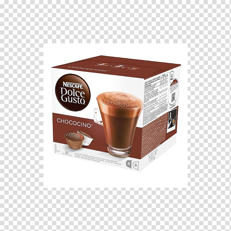 Dolce Gusto Cappuccino Café au lait Coffee Nescafé, Coffee transparent background PNG clipart