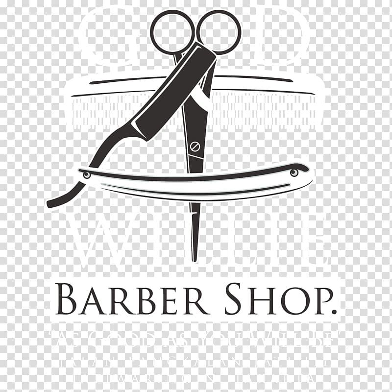 Logo Font, barber transparent background PNG clipart