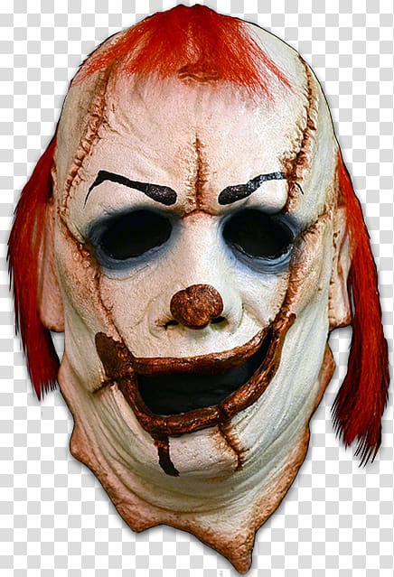 Evil clown It Mask Halloween costume, clown transparent background PNG clipart