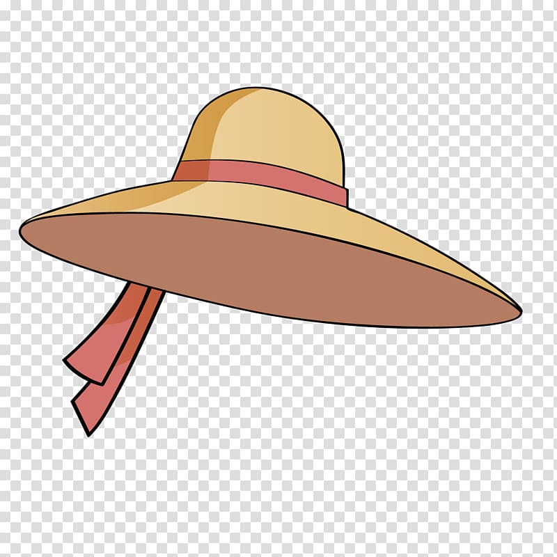 Hat Designer Computer file, Cartoon lady hat transparent background PNG clipart