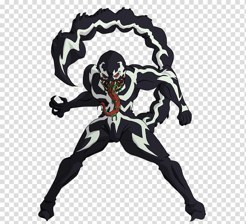 Venom Spider-Man Mac Gargan Symbiote Carnage, venom transparent background PNG clipart