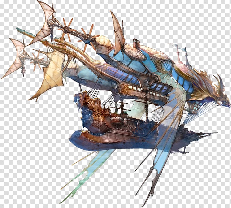 Steampunk Universe Airship Granblue Fantasy I Am Setsuna, others transparent background PNG clipart