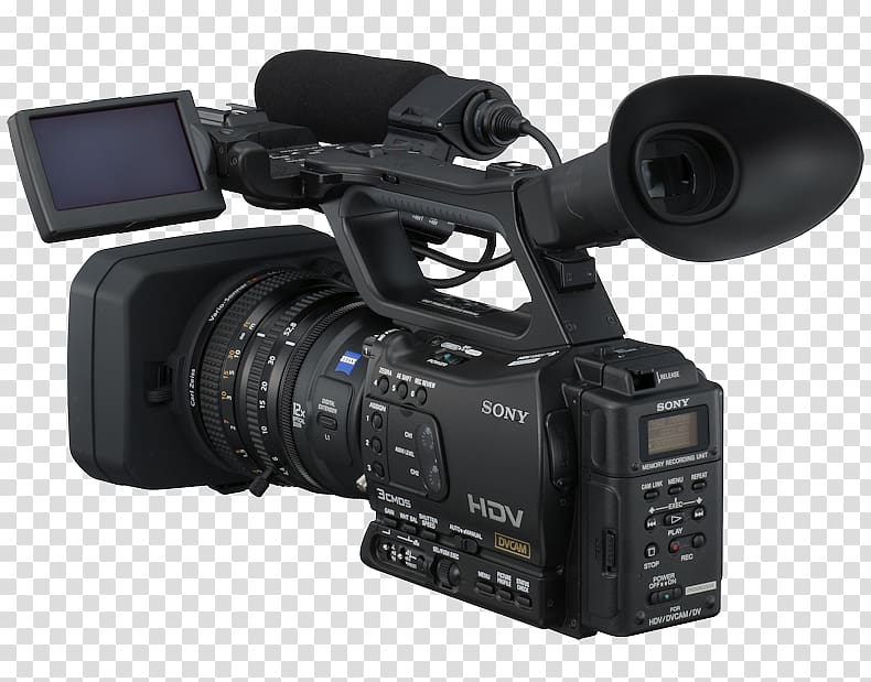 HDV Sony HVR-Z7E Video Cameras Sony HVR-Z7U, Camera transparent background PNG clipart