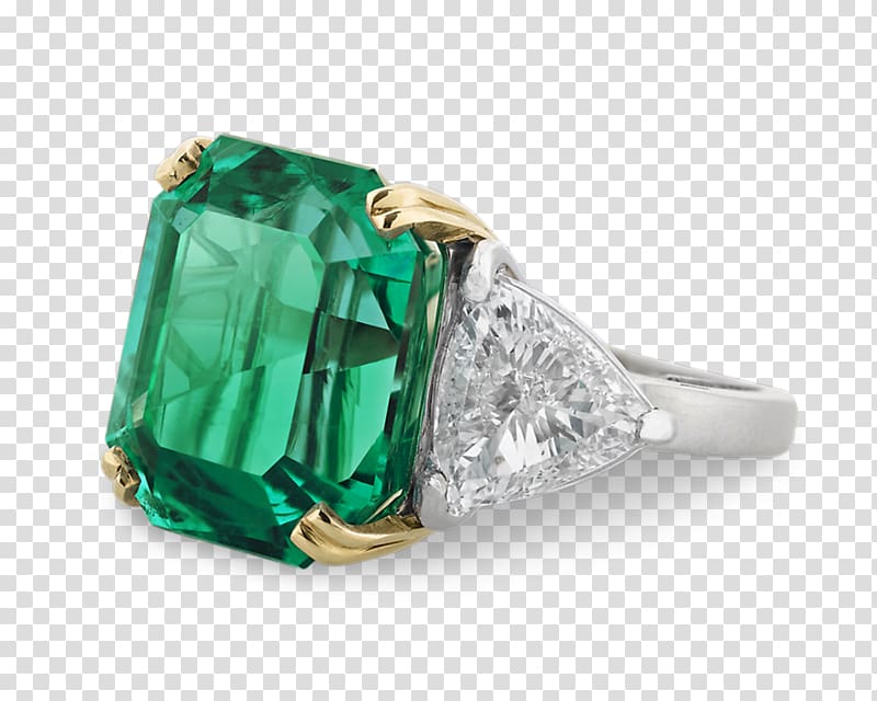 Colombian Emeralds Gemstone Cut Ring, emerald transparent background PNG clipart