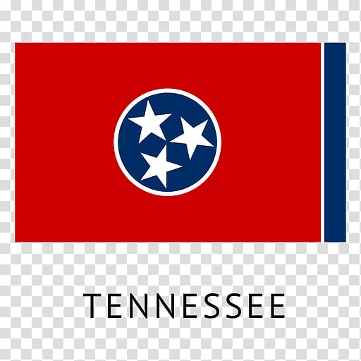 Flag of Tennessee State flag illustration, transparent background PNG clipart