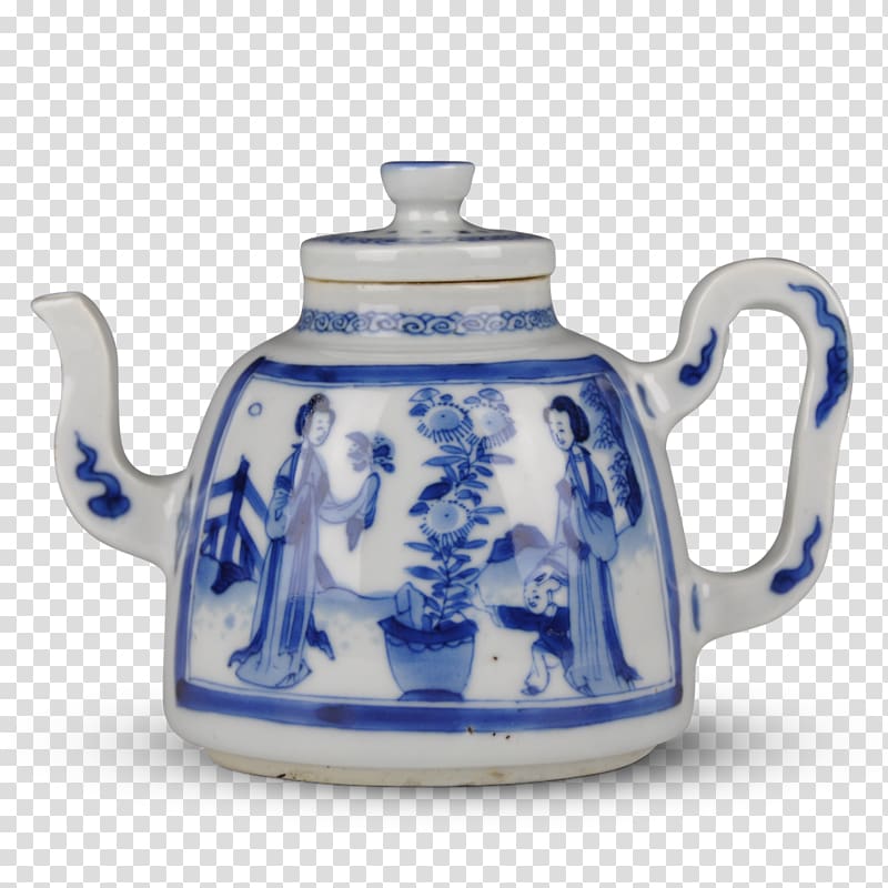 Yixing clay teapot Yixing clay teapot Kettle Blue and white pottery, celadon vase transparent background PNG clipart